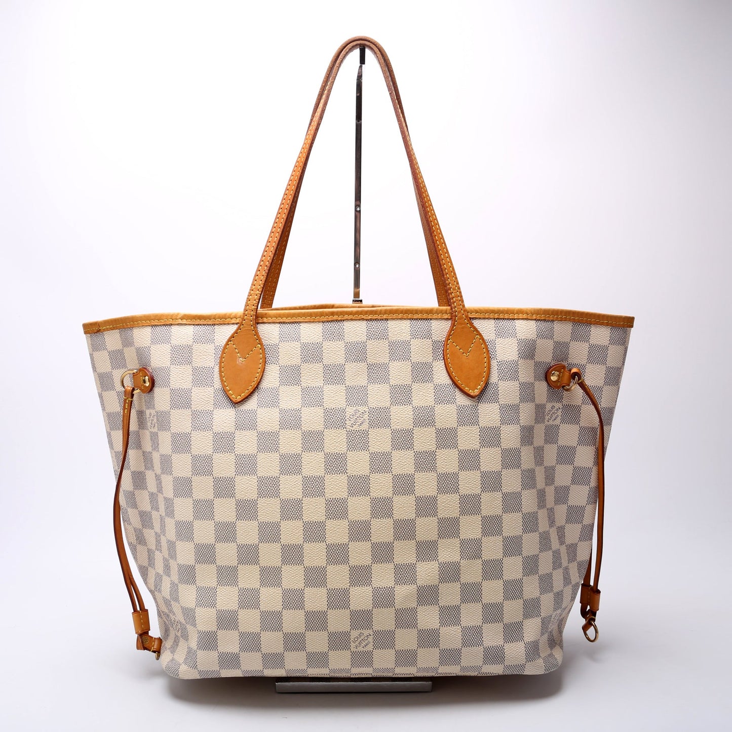 Louis Vuitton Neverfull With Wallet MM Damier Azur