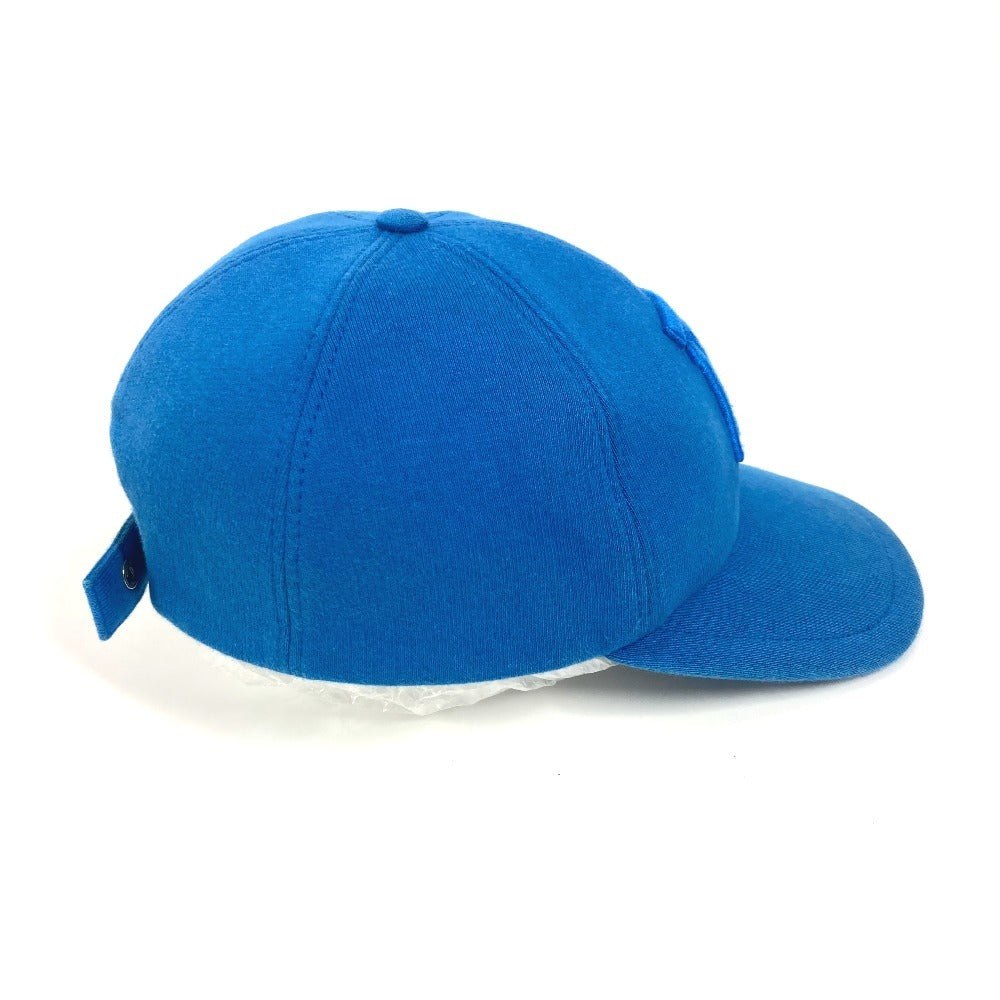 BURBERRY cap cotton blue logo TB L