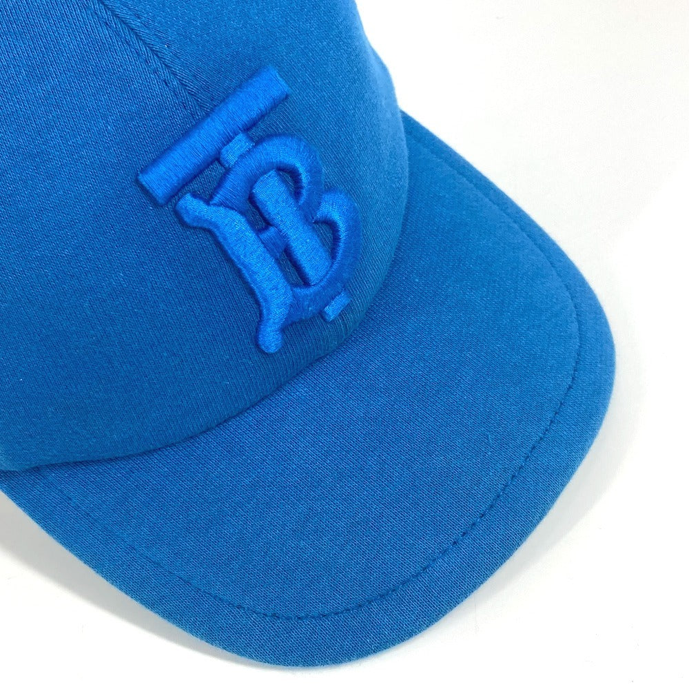 BURBERRY cap cotton blue logo TB L