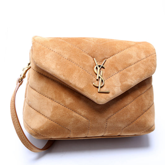 Saint Laurent LouLou Suede Satchel Toy Crossbody 678401 Bag