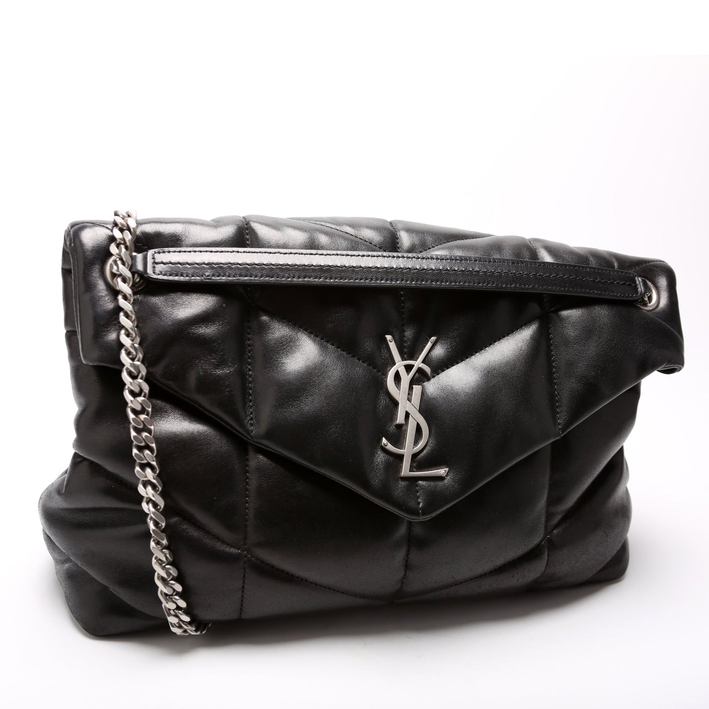 Saint Laurent Puffer Quilted Medium Lambskin 577475 Bag