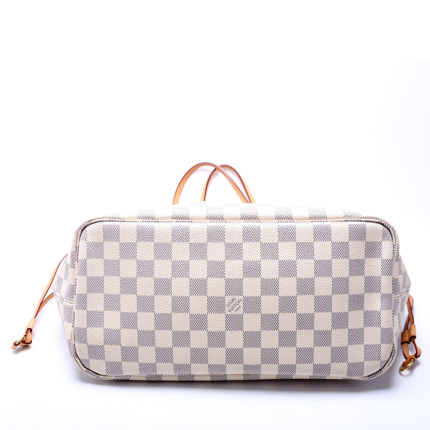 Louis Vuitton Neverfull W/Wallet MM Damier Azur