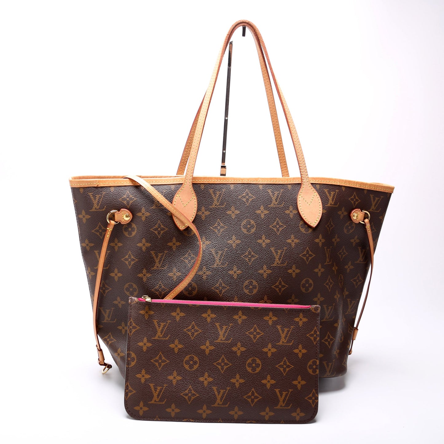 Louis Vuitton Neverfull With Wallet MM Monogram