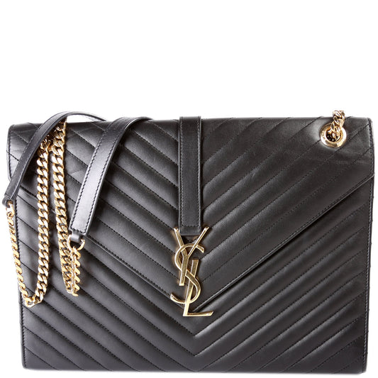 Saint Laurent Envelope Large Chevron 342023/600166/354118 Bag
