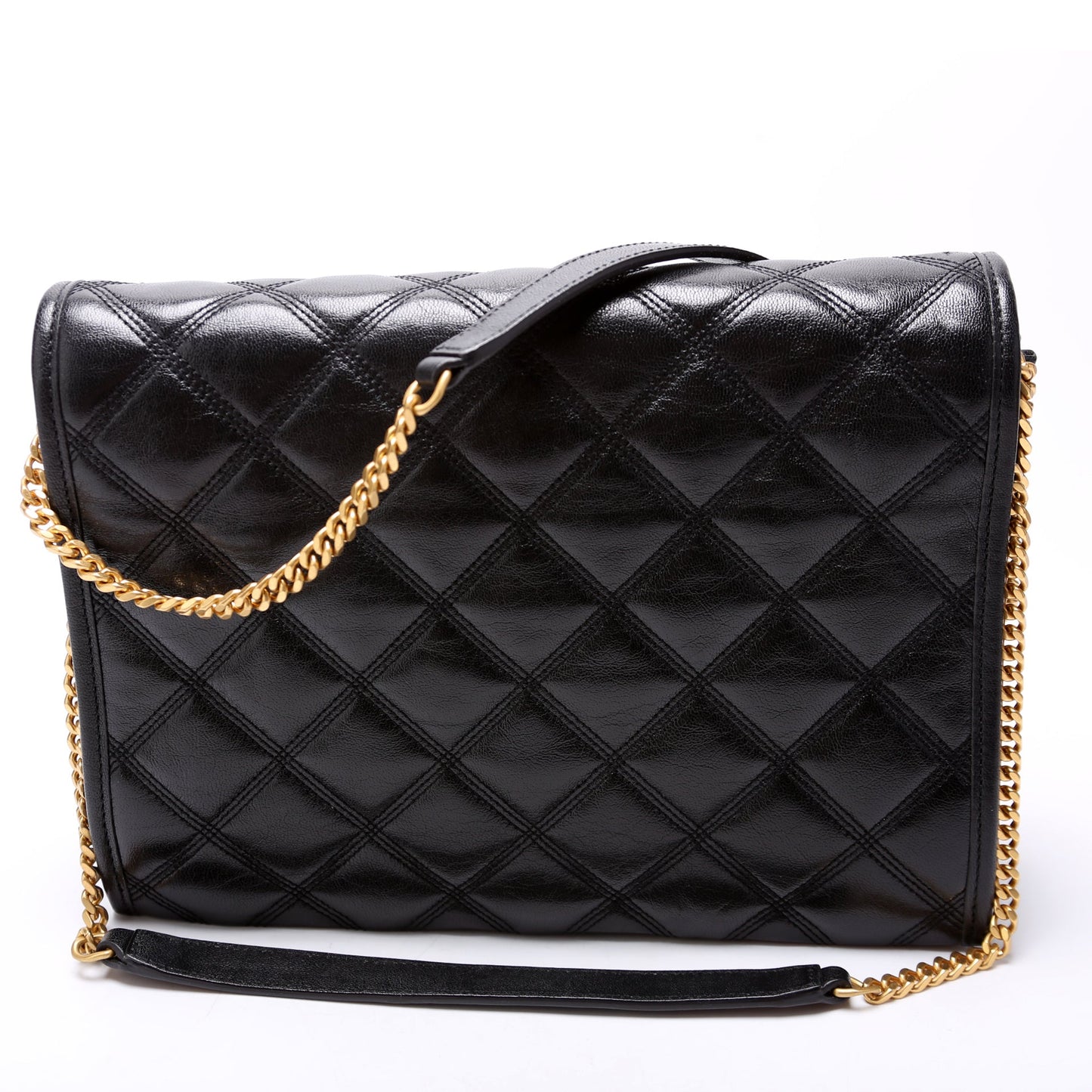 Saint Laurent 579607 Becky Quilted Lambskin Shoulder Large Bag