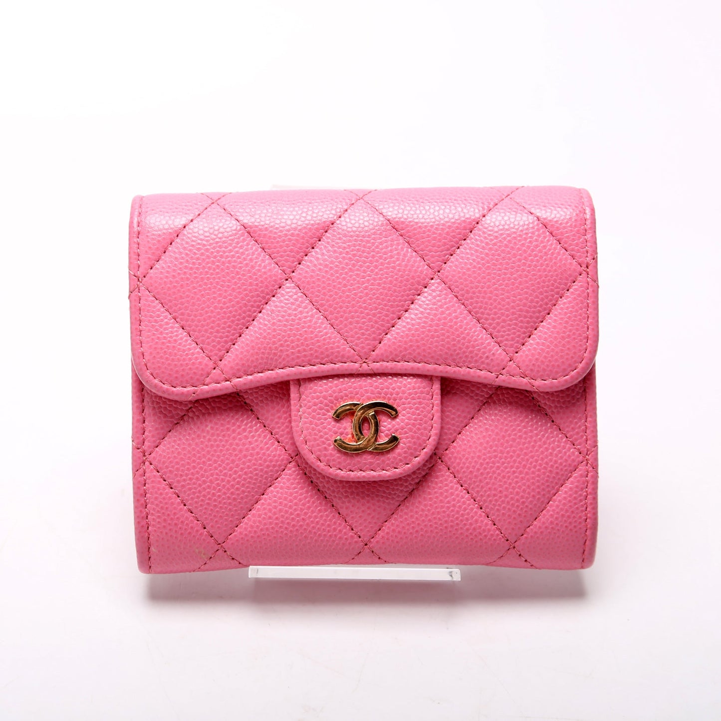 Chanel CC Flap Card Holder On Chain Caviar 31M Bag