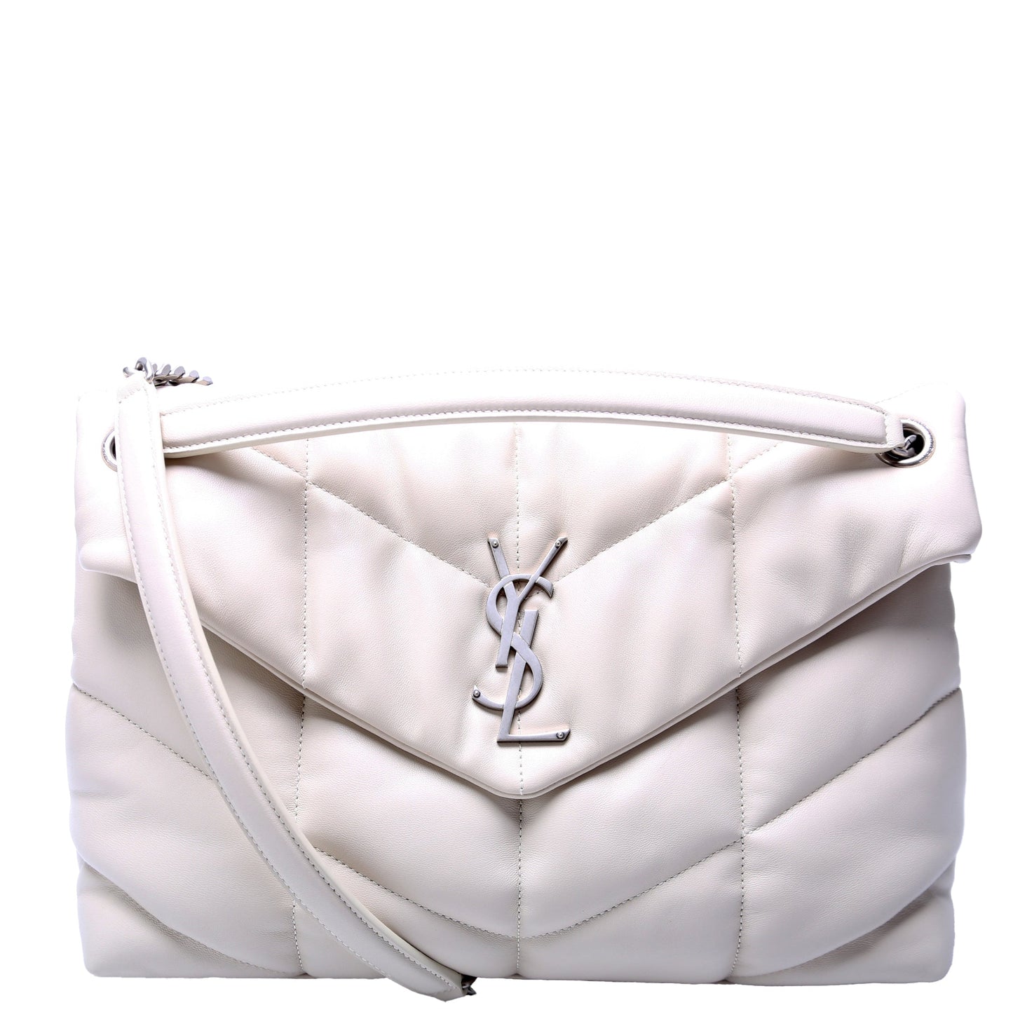 Saint Laurent Puffer Quilted Medium Lambskin 577475 Bag