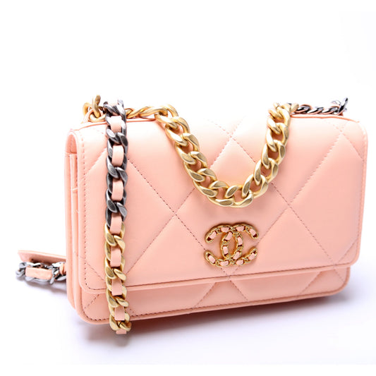 Chanel 19 WOC Quilted Lambskin RFID Bag