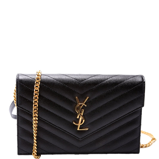Saint Laurent Envelope Chain Wallet Bag