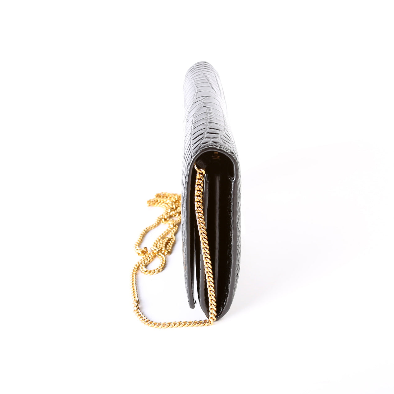 Saint Laurent Cassandre WOC Croc Embossed 669921 Bag