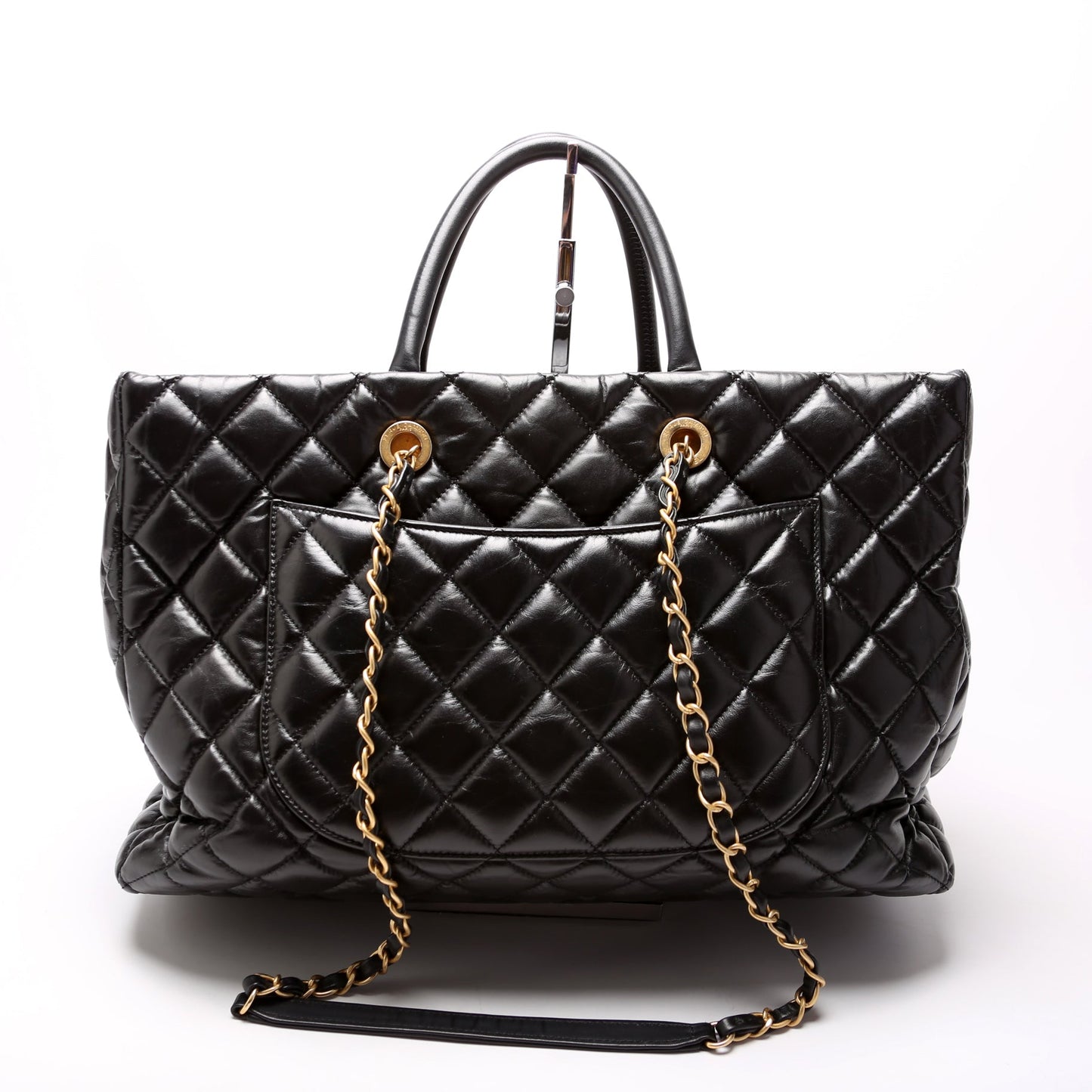 Chanel Coco Handle Shopping Tote Large Aged Calfskin 26M Bag