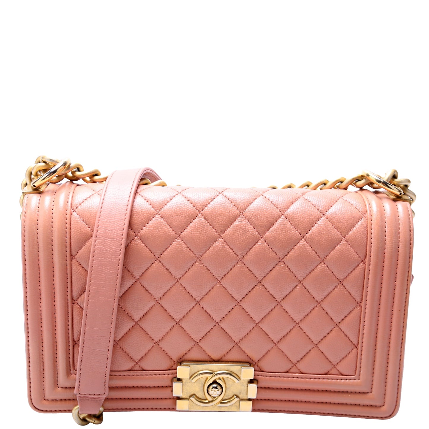 Chanel Boy Flap Medium Old Lambskin 24M Bag
