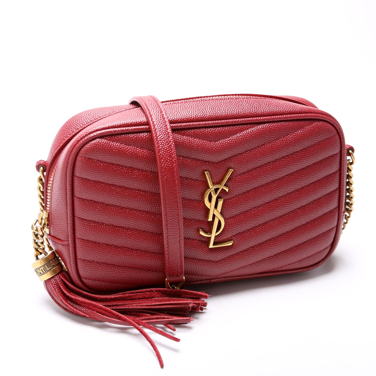 Saint Laurent Lou Camera Mini 612579 Red Bag