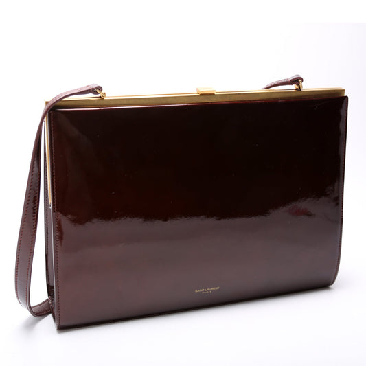 Saint Laurent Le Anne-Marie Patent Leather Shoulder Bag