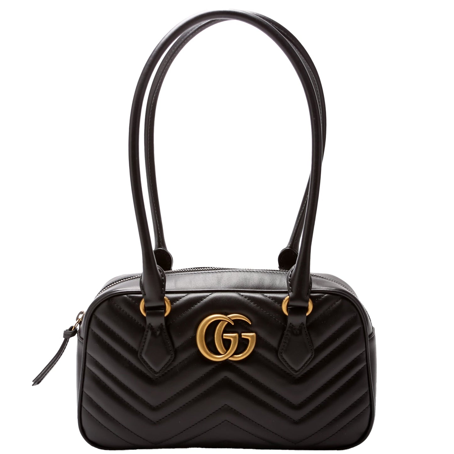 Gucci 795199 GG Marmont Small Top Handle Black Bag