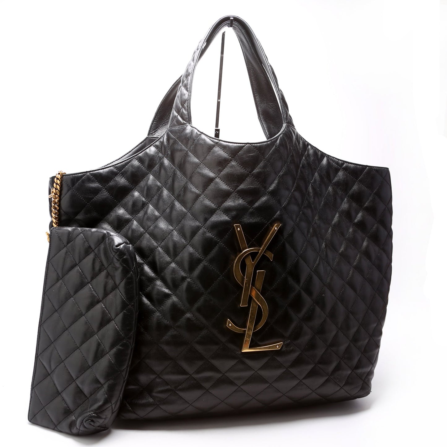 Saint Laurent Maxi Icare Shopping Black Bag