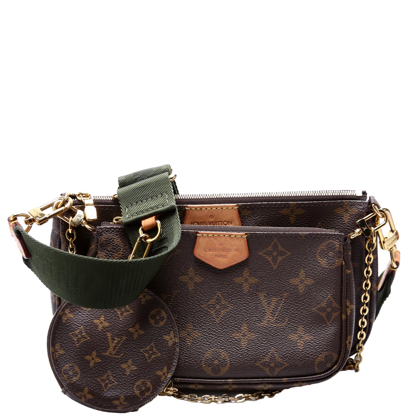 Louis Vuitton Multi Pochette Monogram Green