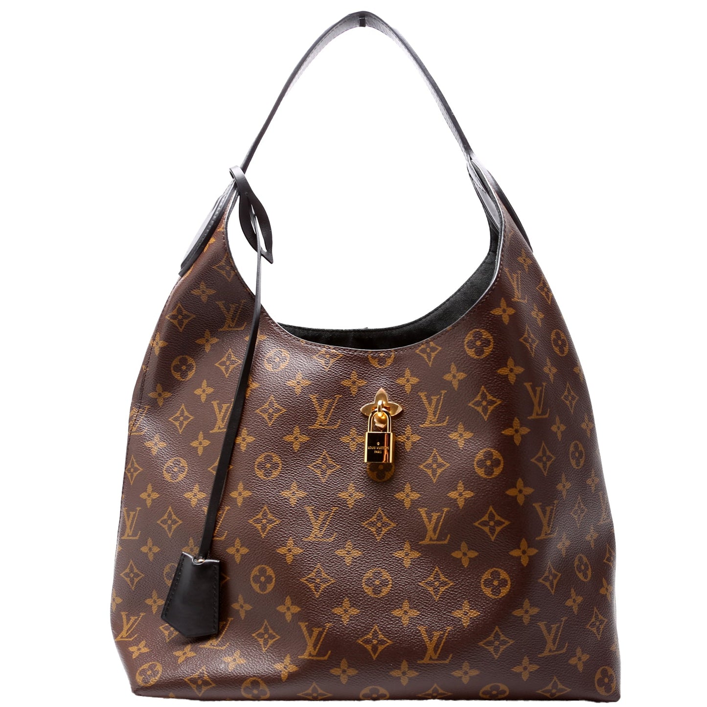 Louis Vuitton Flower Hobo Monogram Black