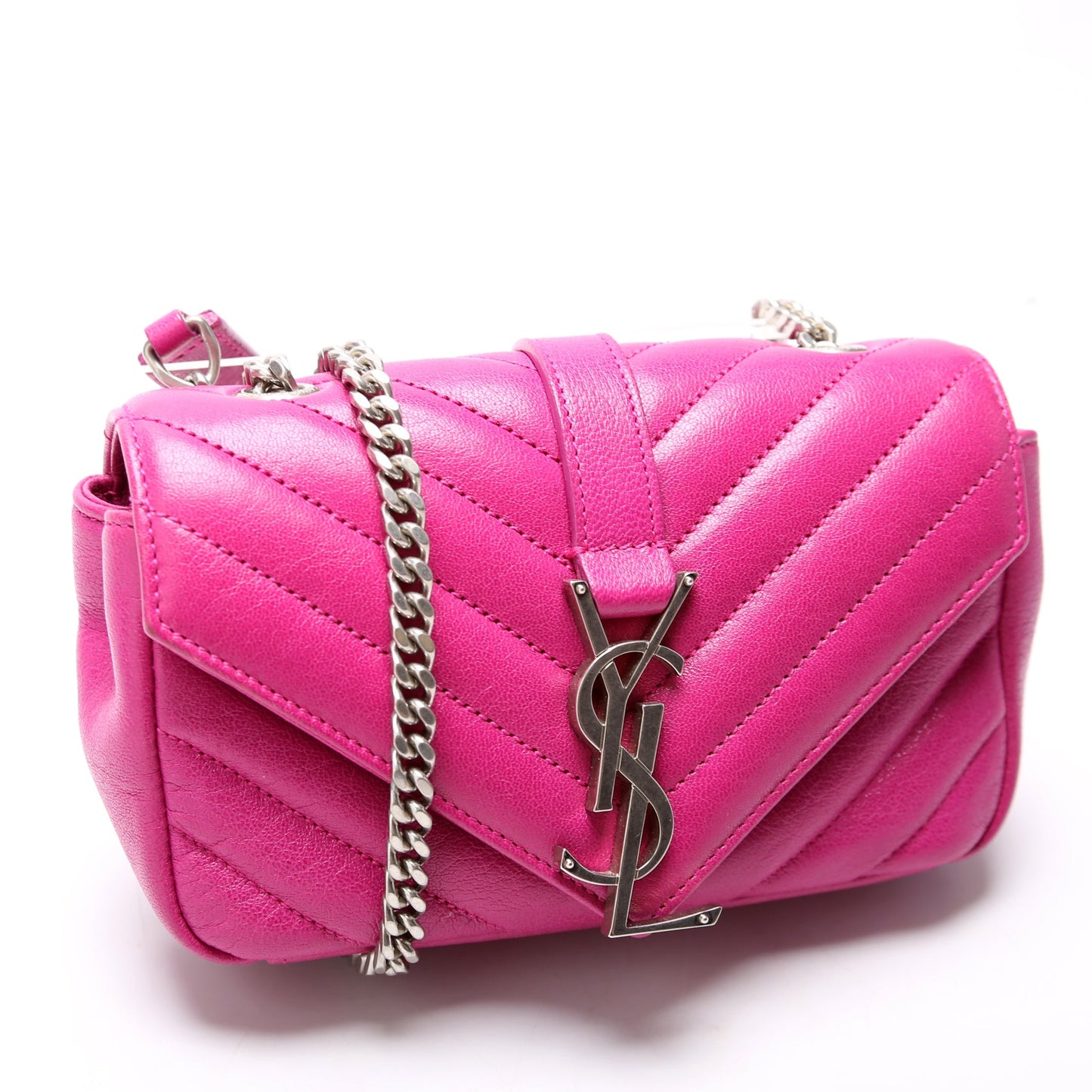 Saint Laurent Classic Baby Monogram 399289 Pink Bag