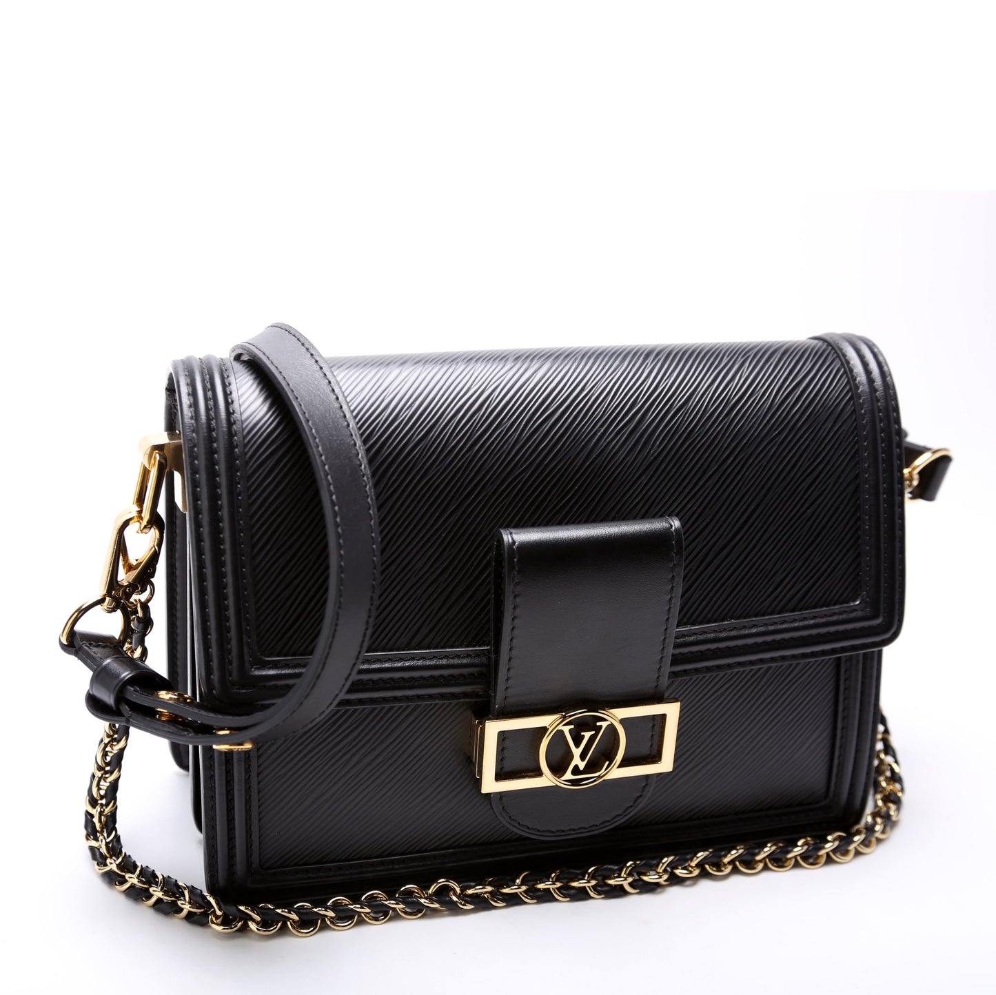 Louis Vuitton Dauphine MM Epi Black