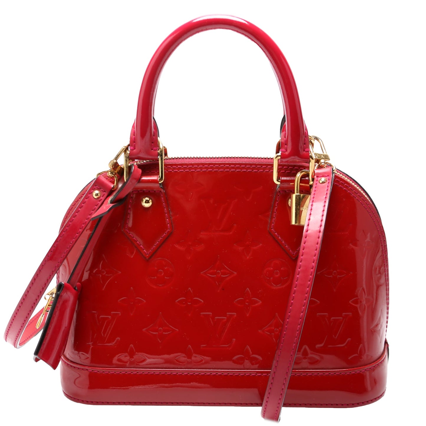 Louis Vuitton Alma BB Vernis Red