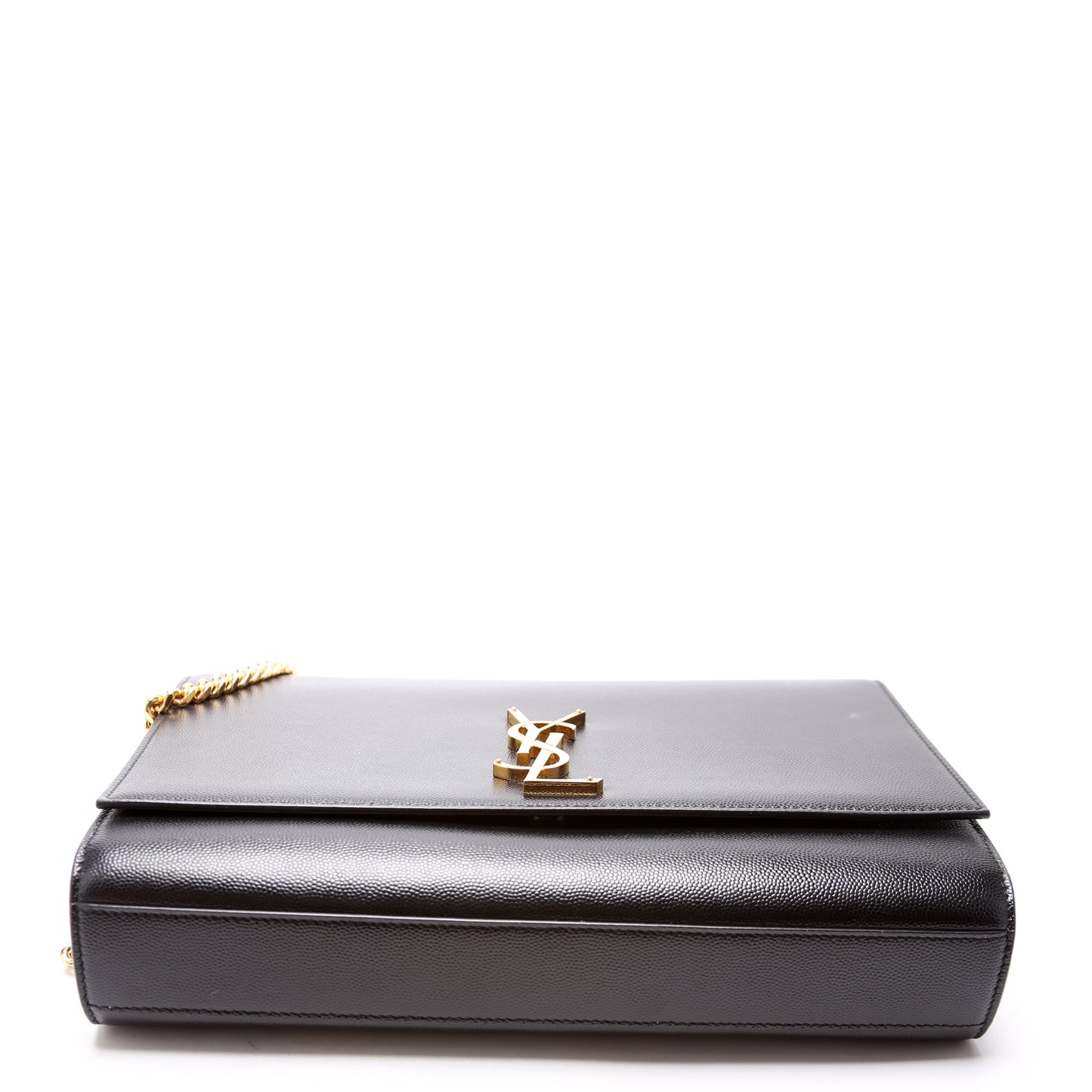 Saint Laurent Kate Satchel Grain Large 446752 Black Bag