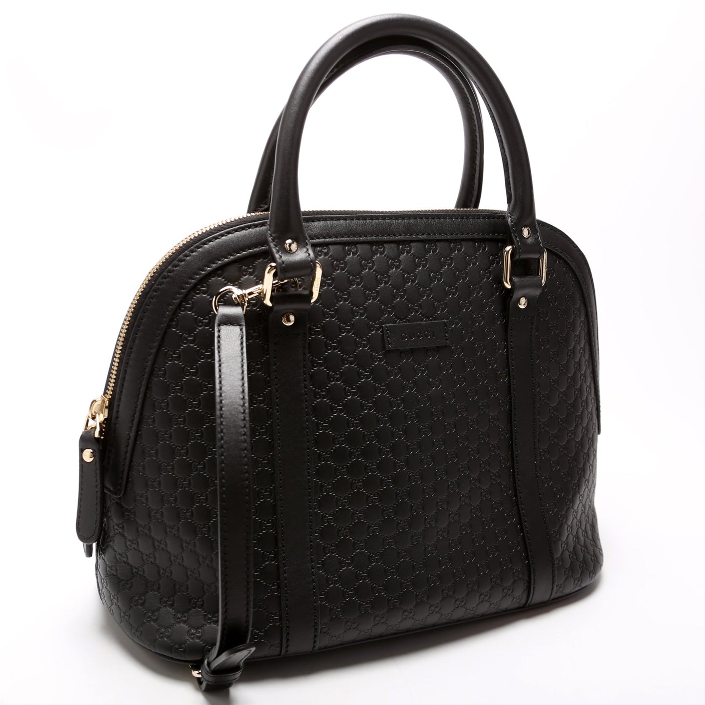 Gucci 449663 Dome Medium Black Bag