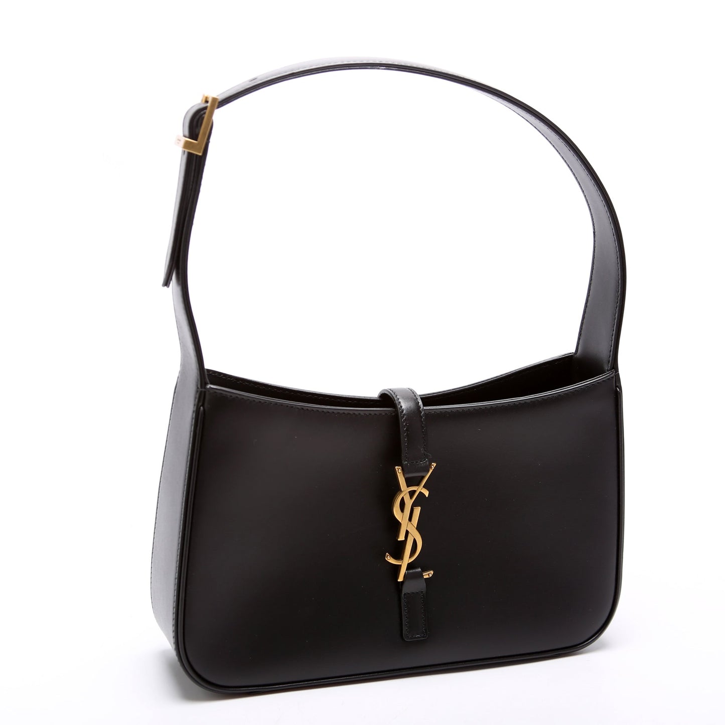 Saint Laurent 657228 Le A 5 7 Leather Hobo Black Bag