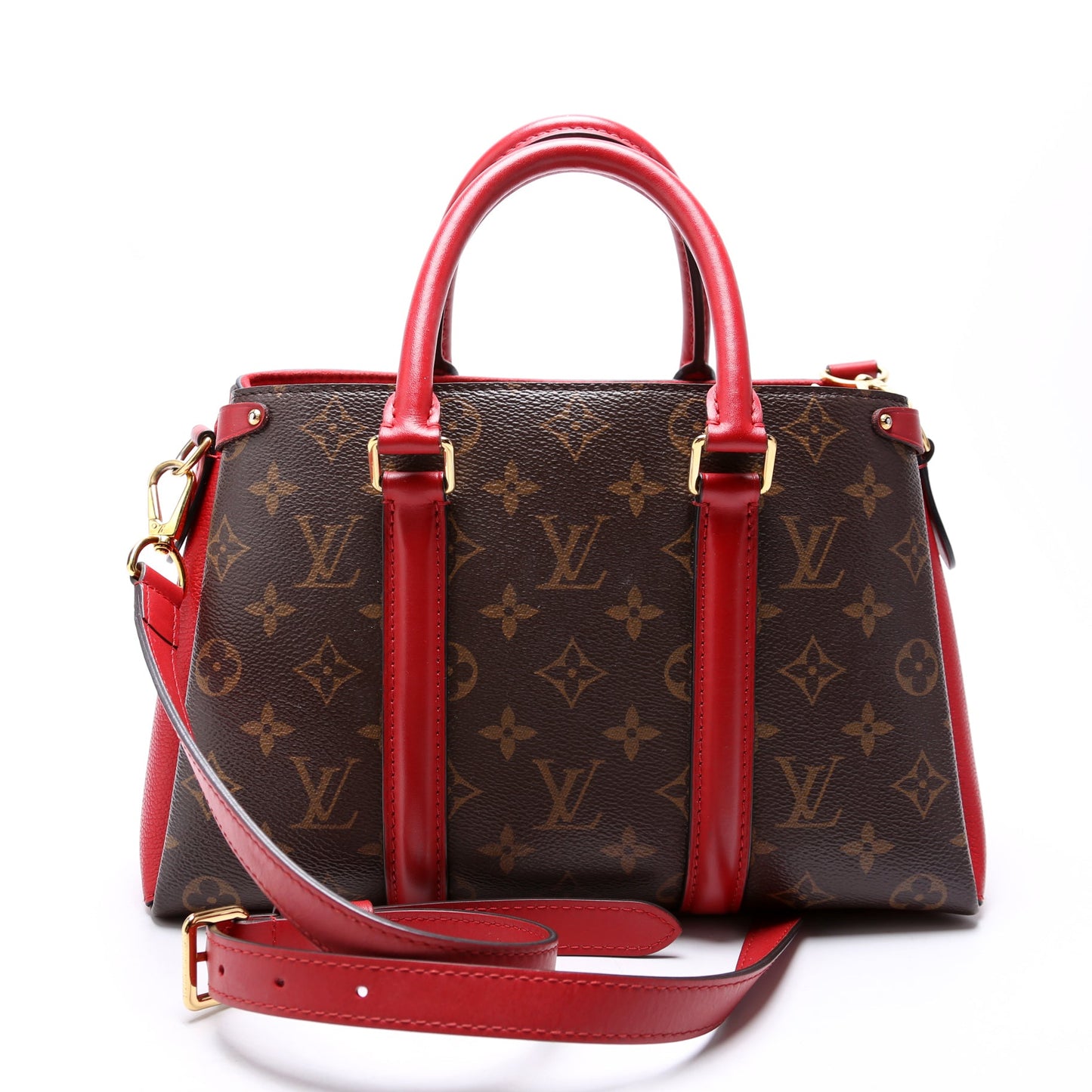 Louis Vuitton Soufflot BB Monogram Red