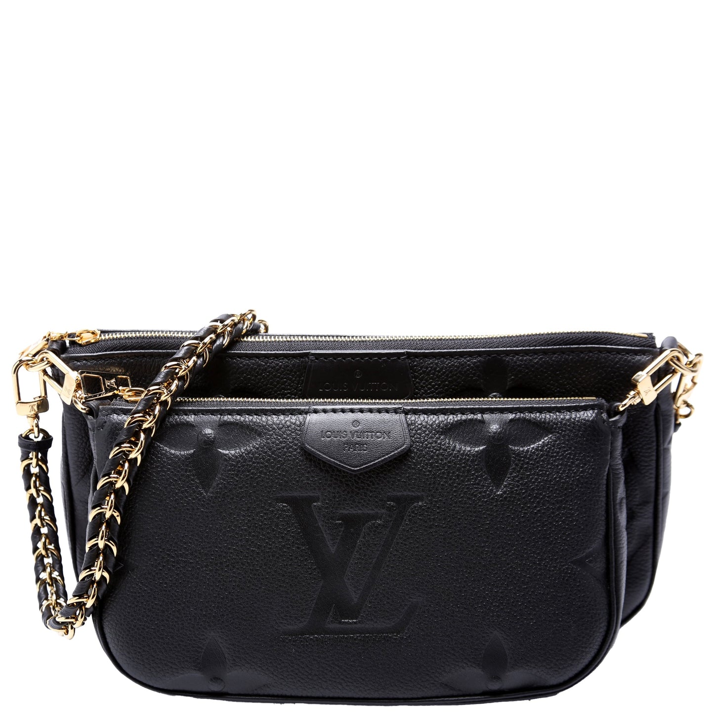 Louis Vuitton Multi Pochette Empreinte Black