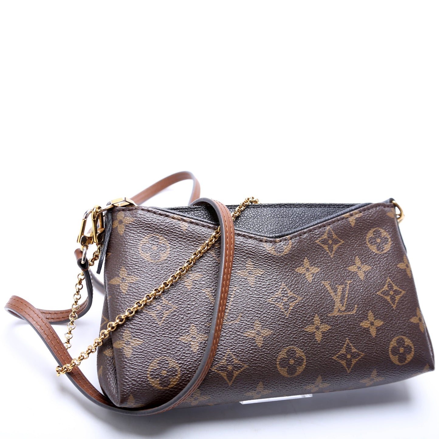 Louis Vuitton Pallas Clutch Monogram Black