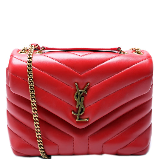 Saint Laurent Loulou Satchel Small Red 4946999 Bag