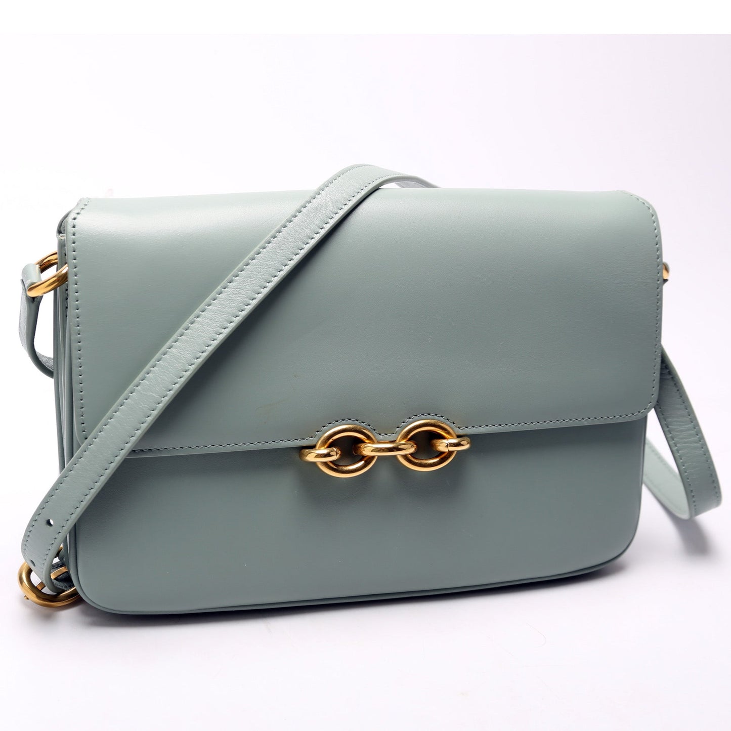 Saint Laurent 649795 Le Maillon Satchel Sage Bag