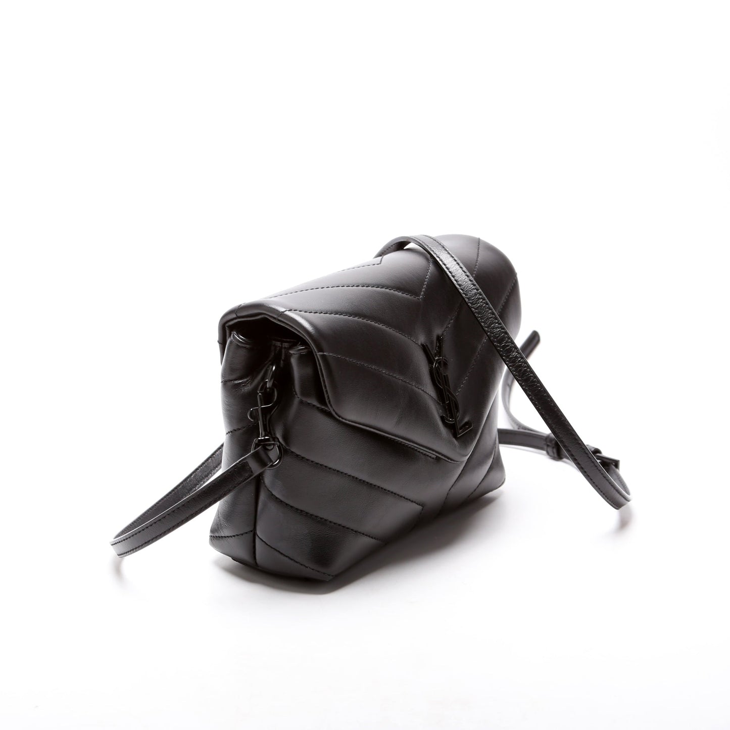 Saint Laurent Lou Lou Satchel Toy Crossbody 678401 Black Bag