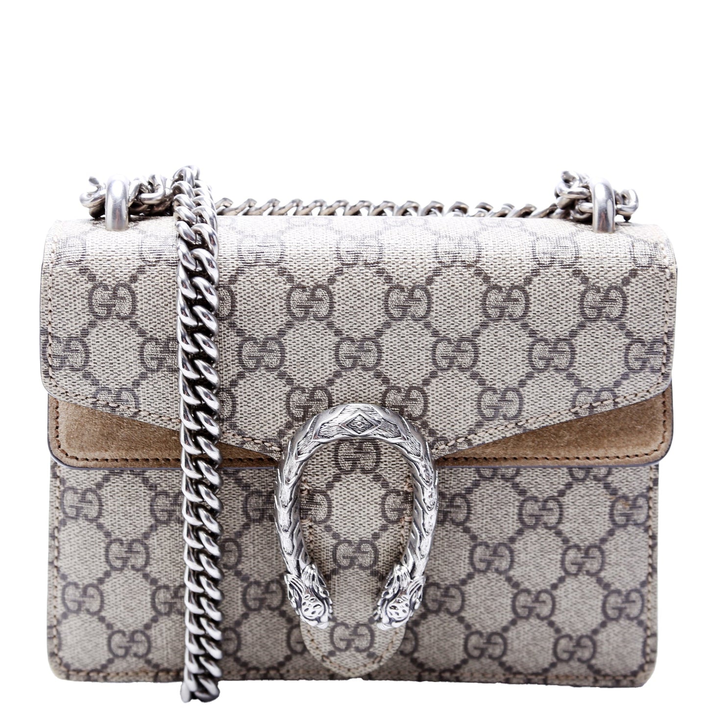Gucci 421970 Dionysus GG Shoulder Mini Tan Bag