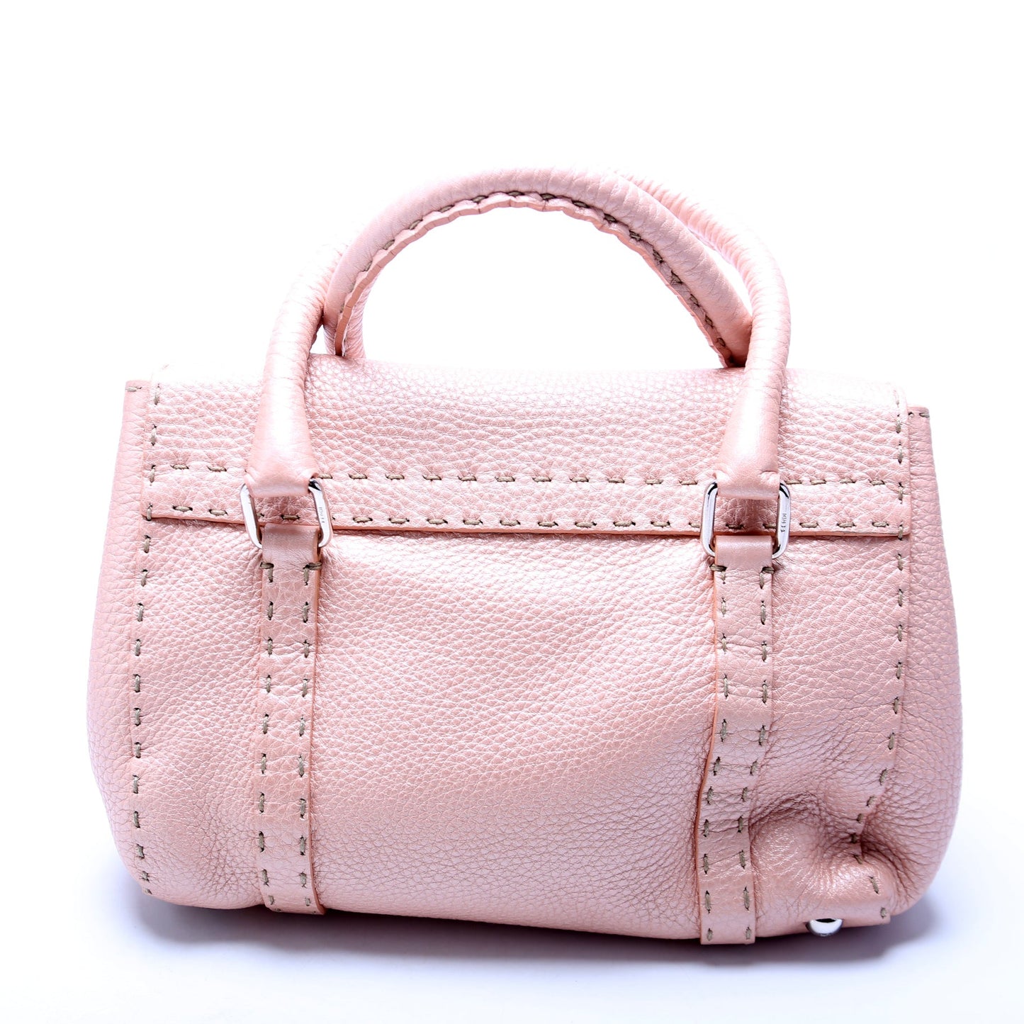 Fendi 8BR486 Selleria Mini Linda Handle Pink Bag