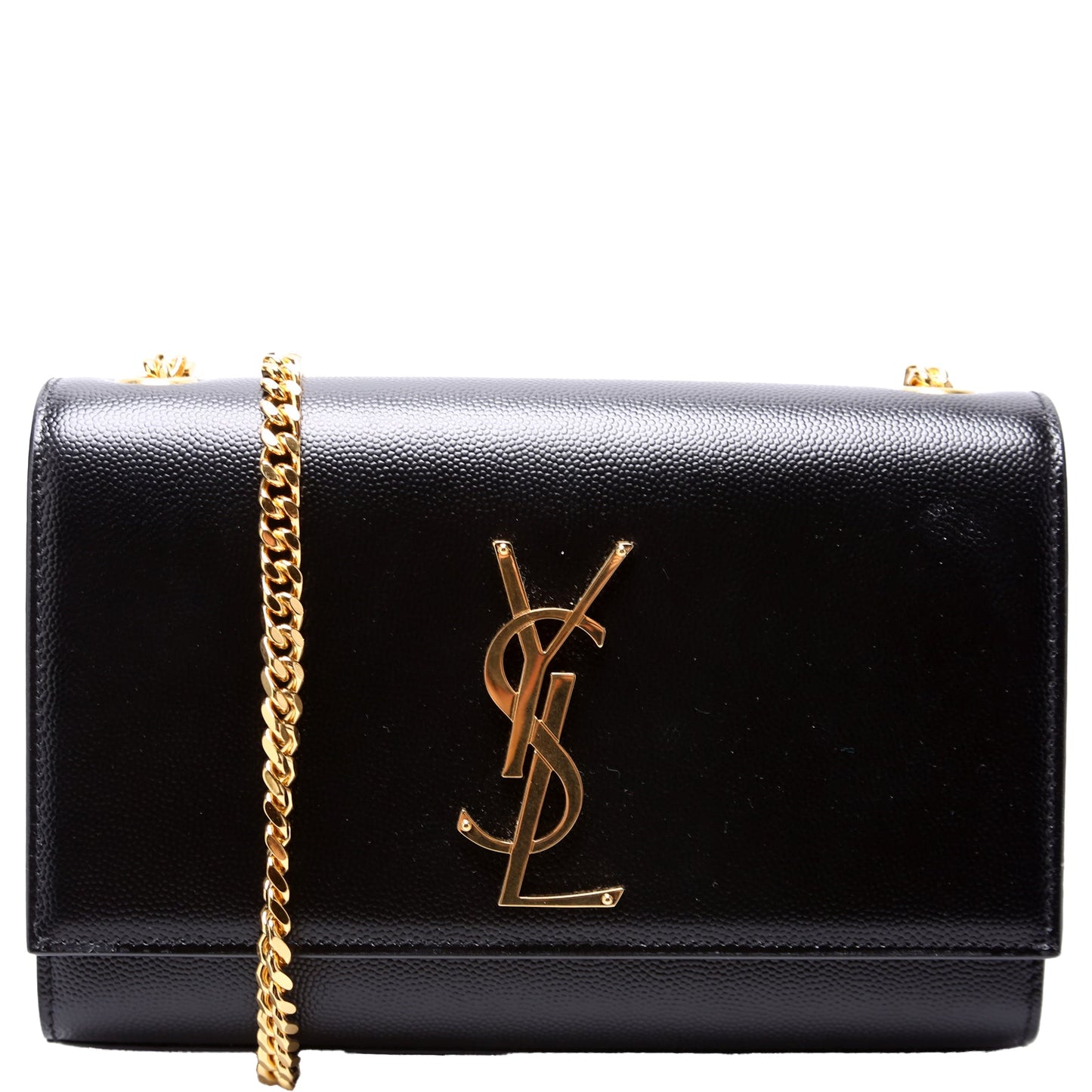 Saint Laurent Kate Satchel Grain Small 469390 Black Bag