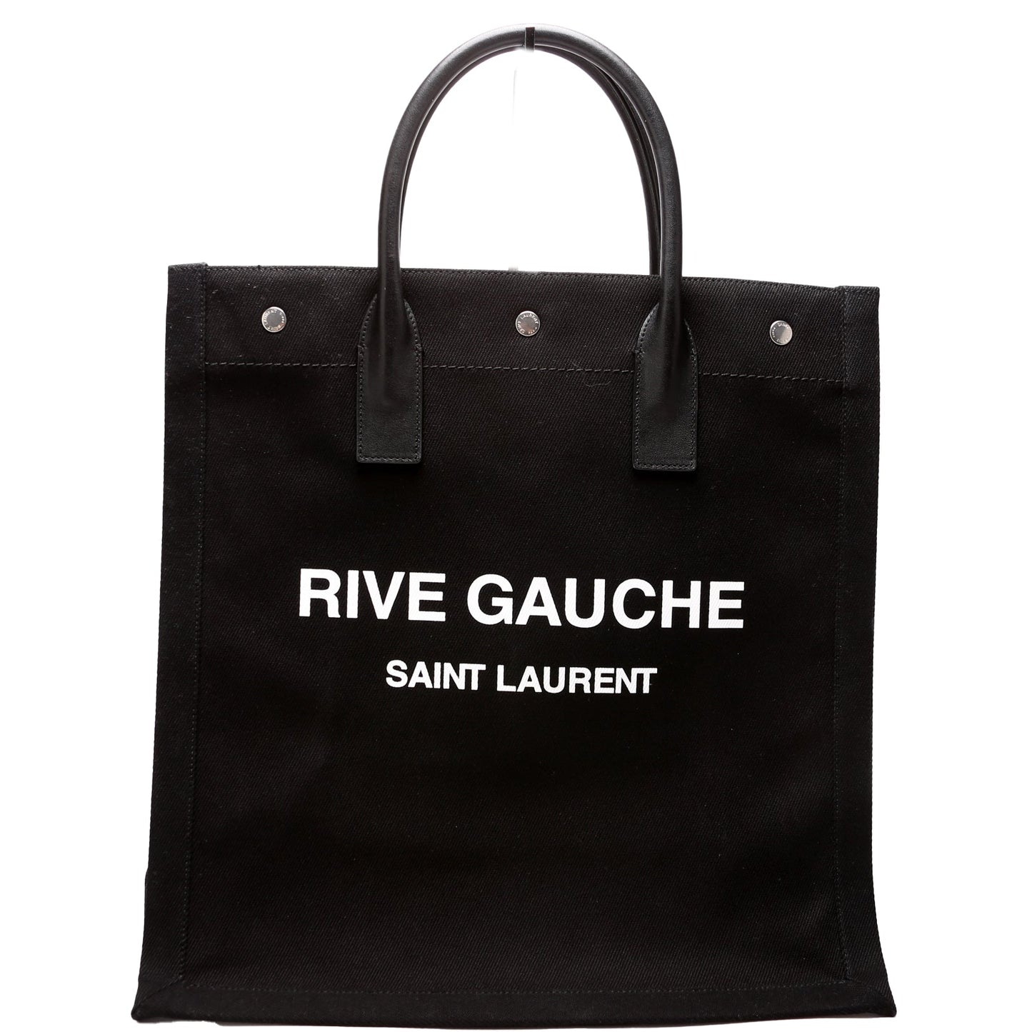 Saint Laurent Rive Gauche Vertical Tote Black Bag