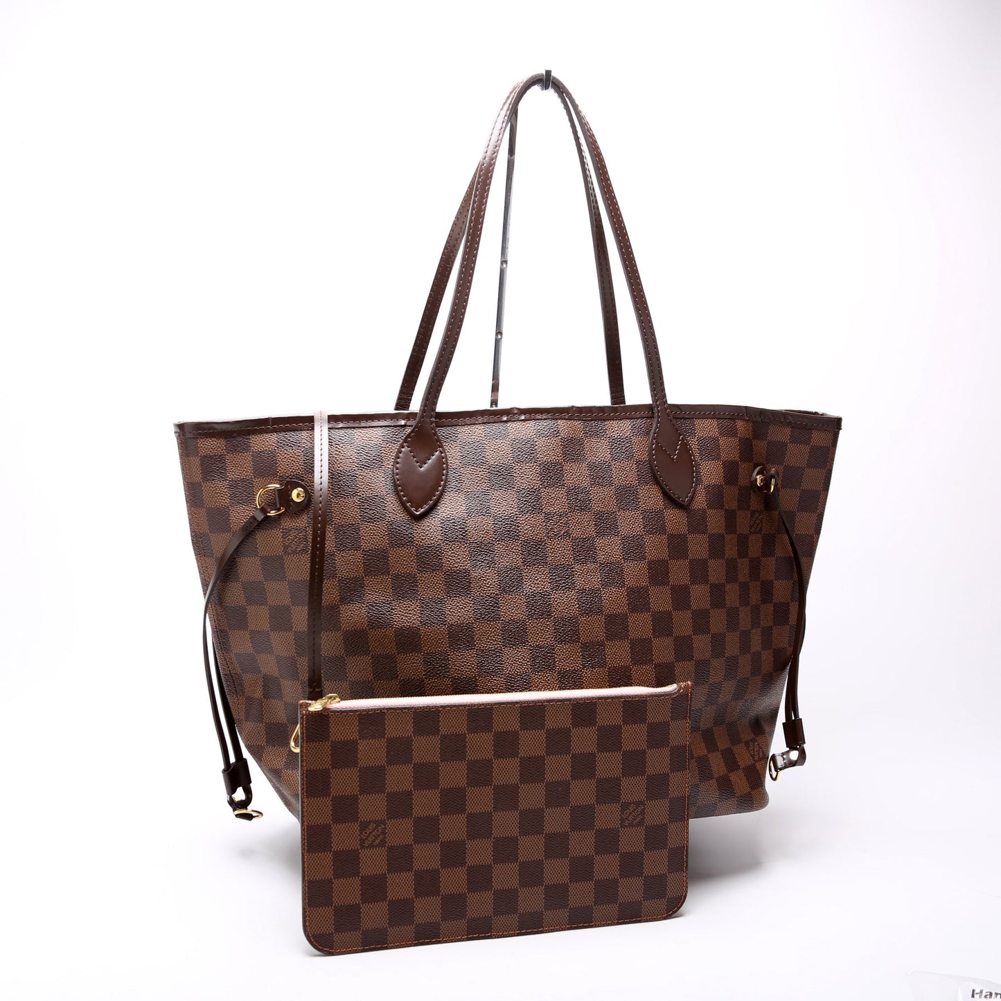 Louis Vuitton Neverfull MM with Wallet Damier Ebene