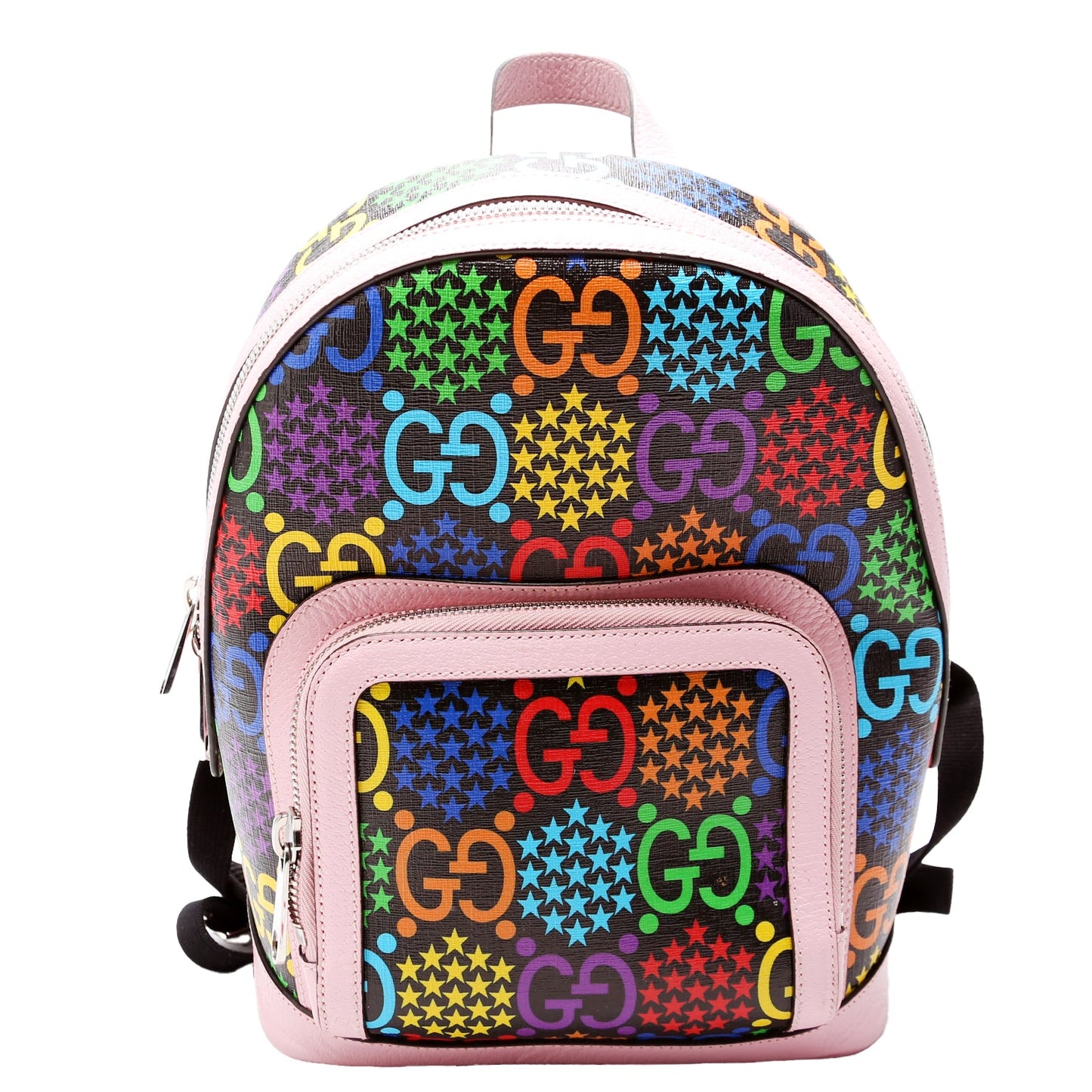 Gucci 601296 Psychedelic GG Backpack Pink Bag