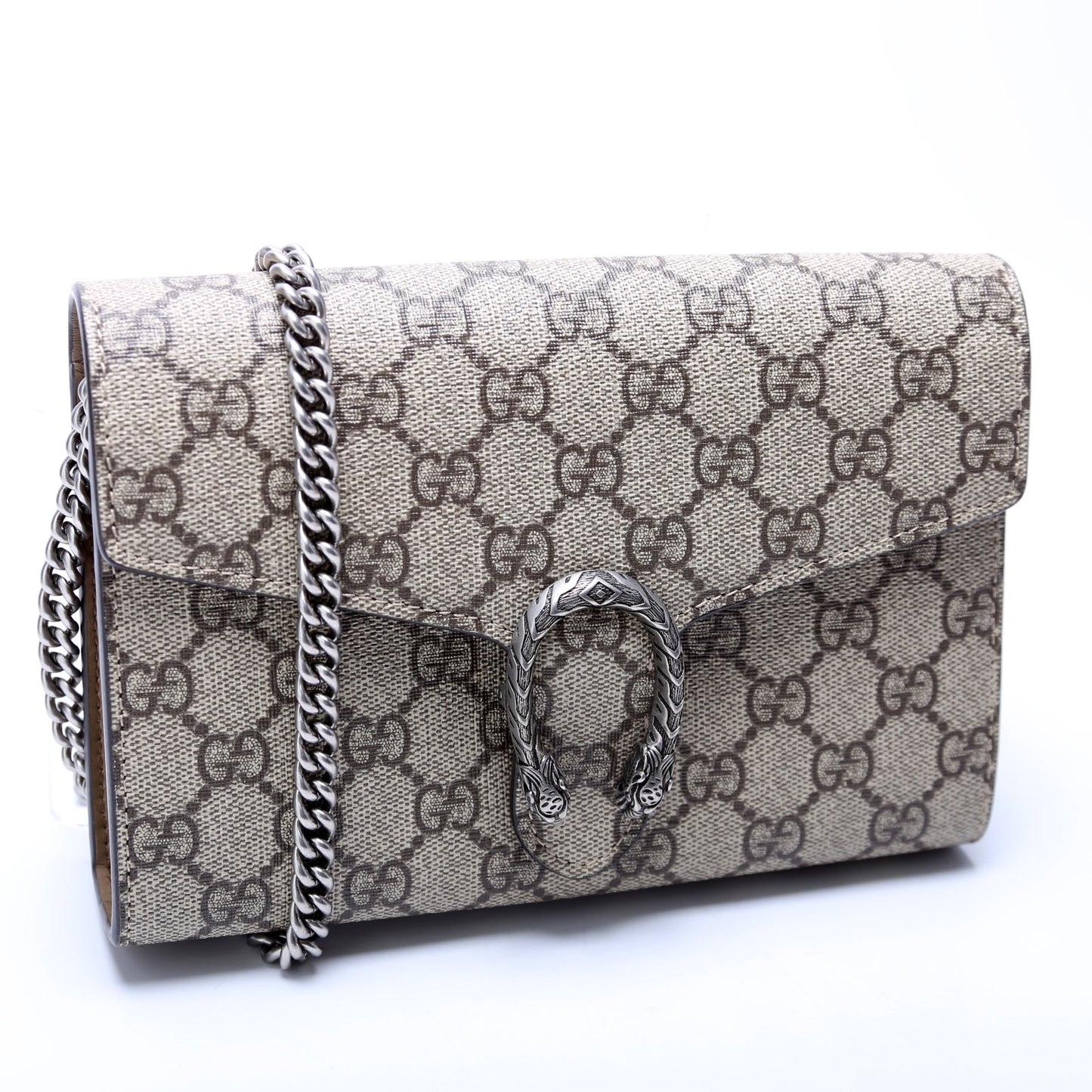 Gucci 401231 Dionysus Mini Wallet Tan Bag