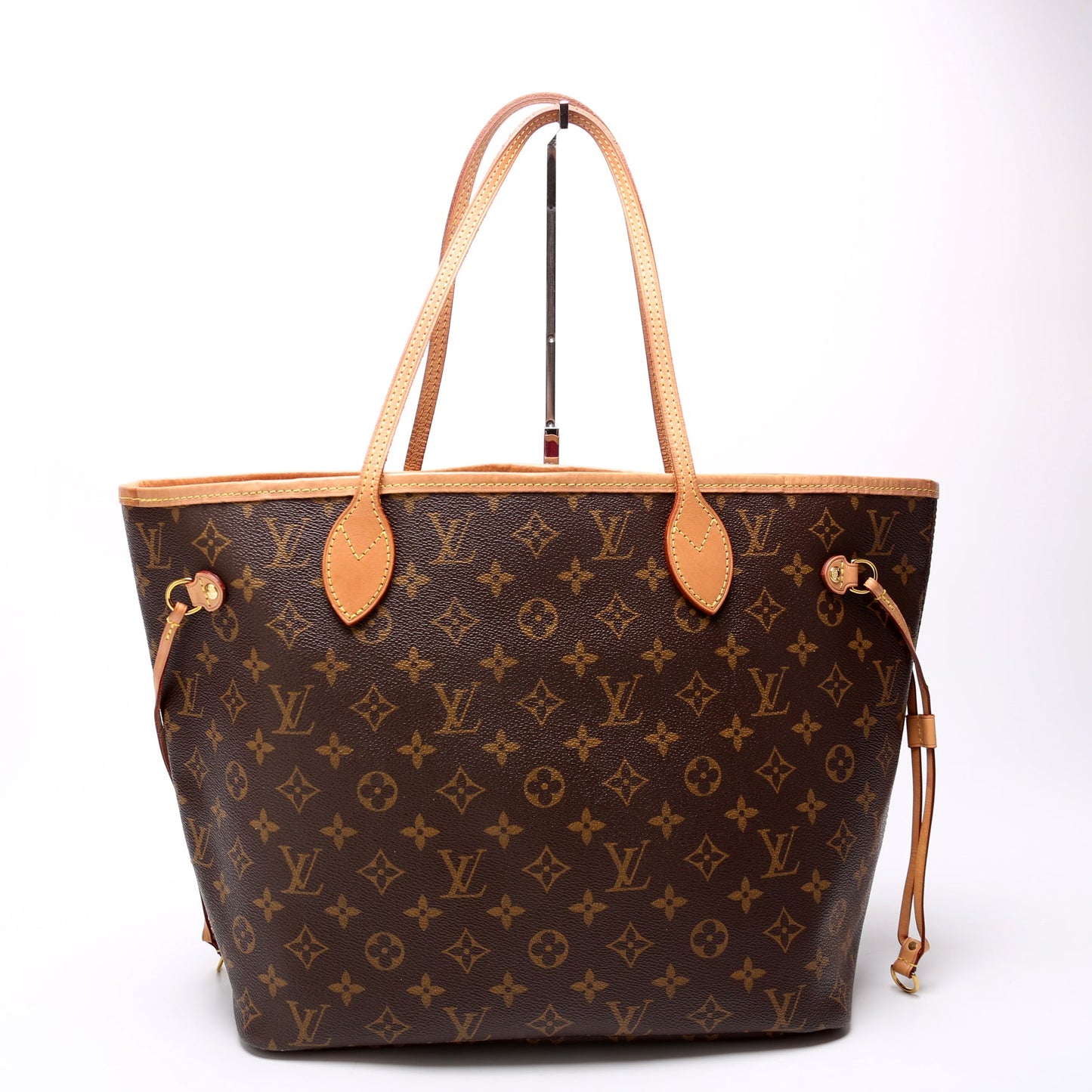 Louis Vuitton Neverfull W/Wallet MM Monogram Pink