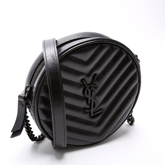 Saint Laurent Grain De Round Camera Black Bag