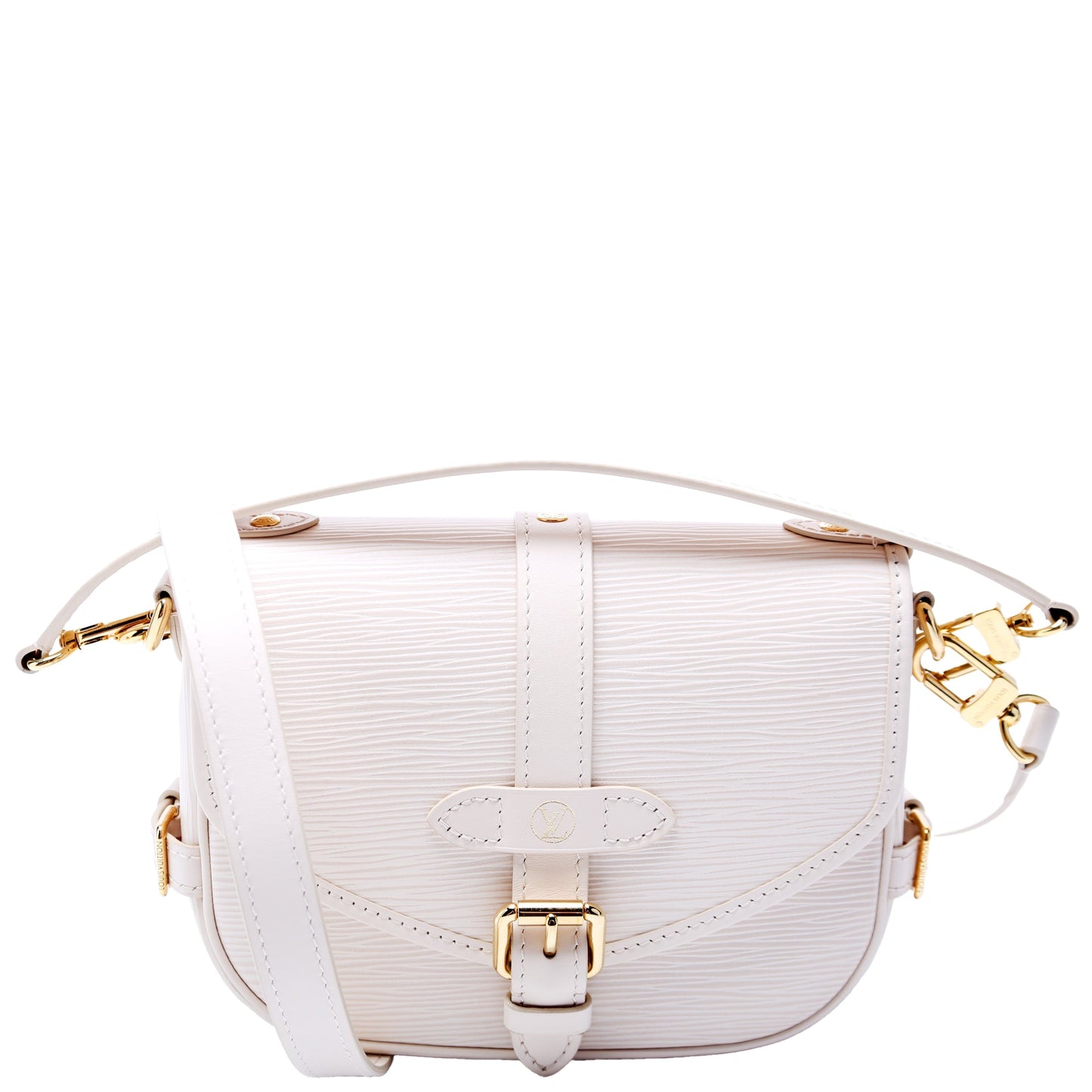 Louis Vuitton Saumur BB Softer Epi White