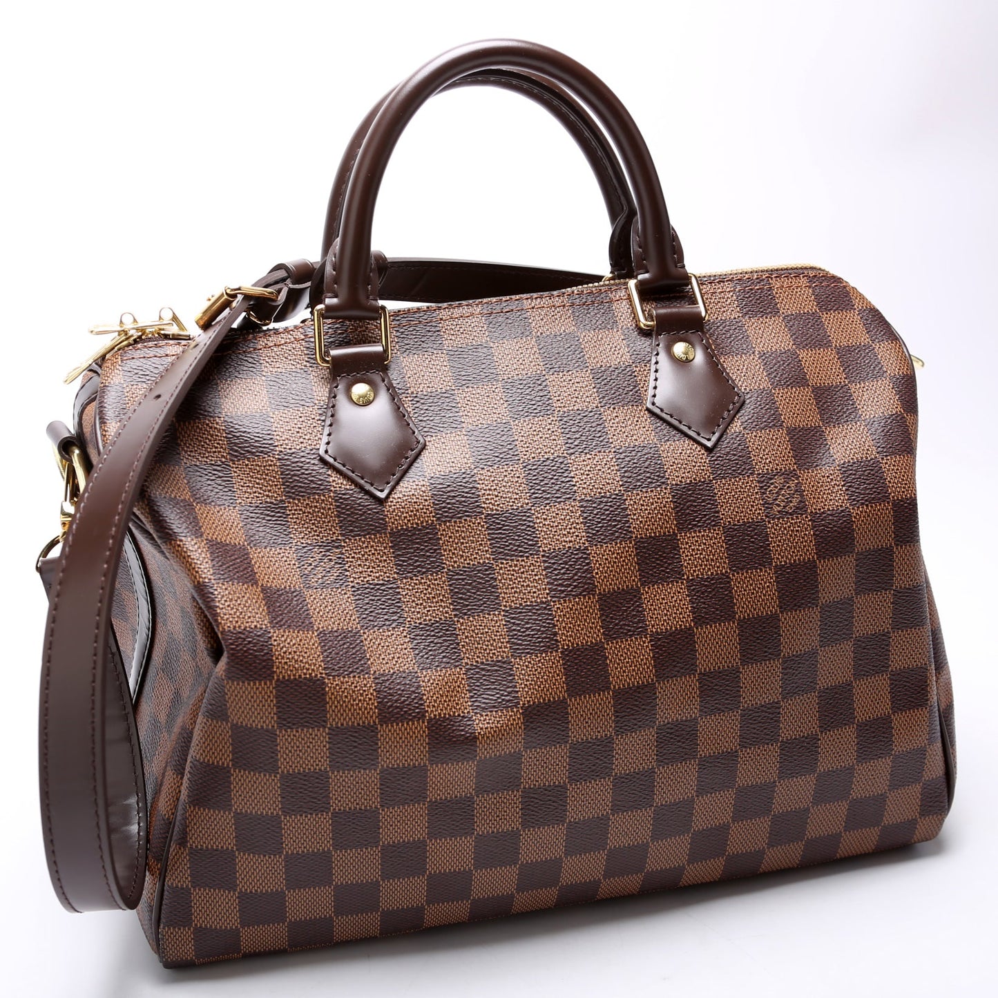 Louis Vuitton Speedy 30 Bandouliere Damier Ebene
