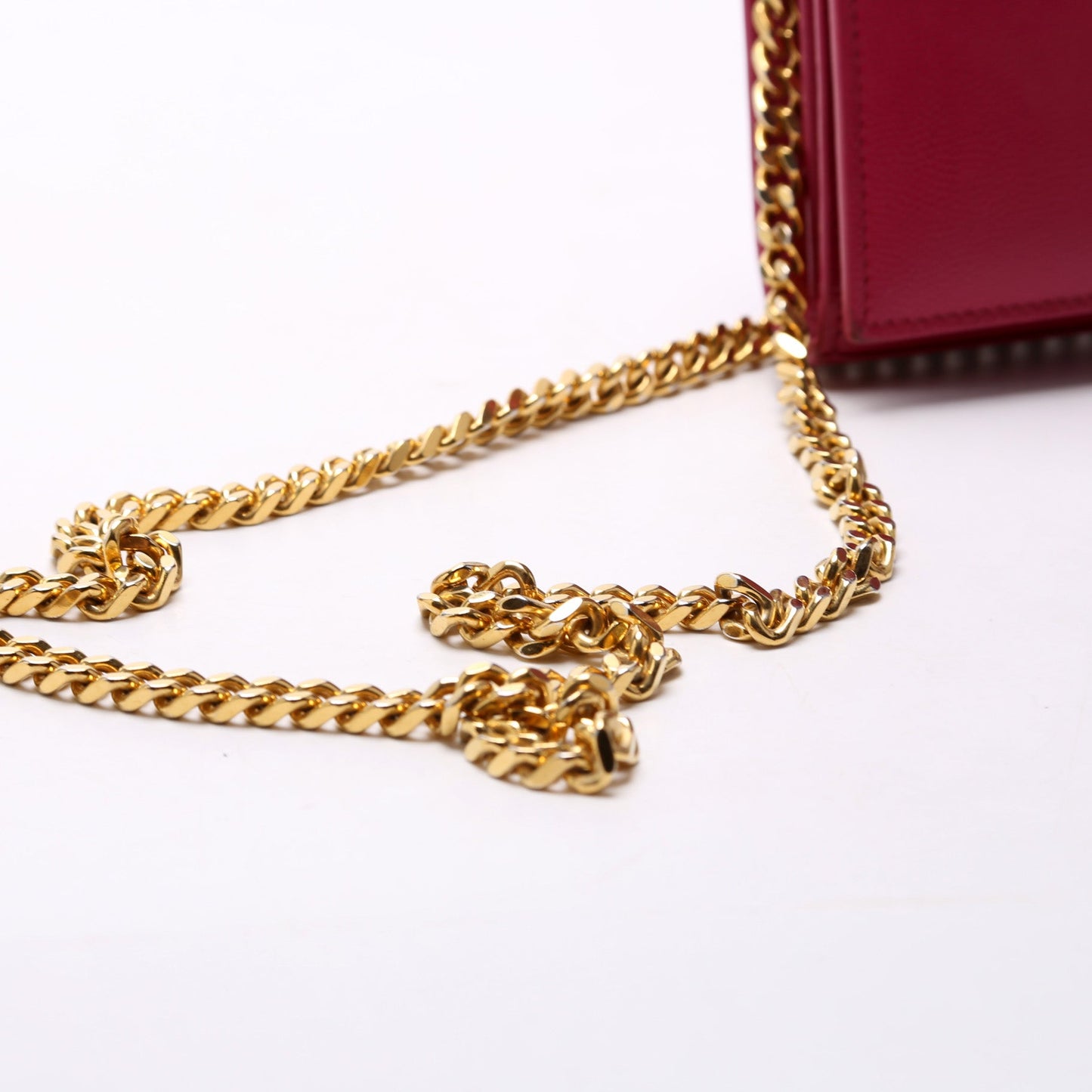 Saint Laurent Kate Chain Wallet Pink Bag