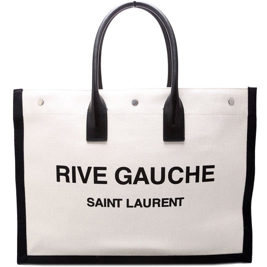 Saint Laurent Rive Gauche Tote Beige Bag