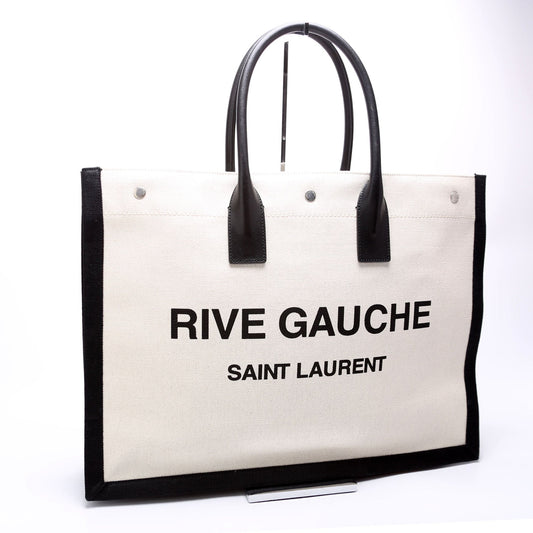 Saint Laurent Rive Gauche Tote Beige Bag
