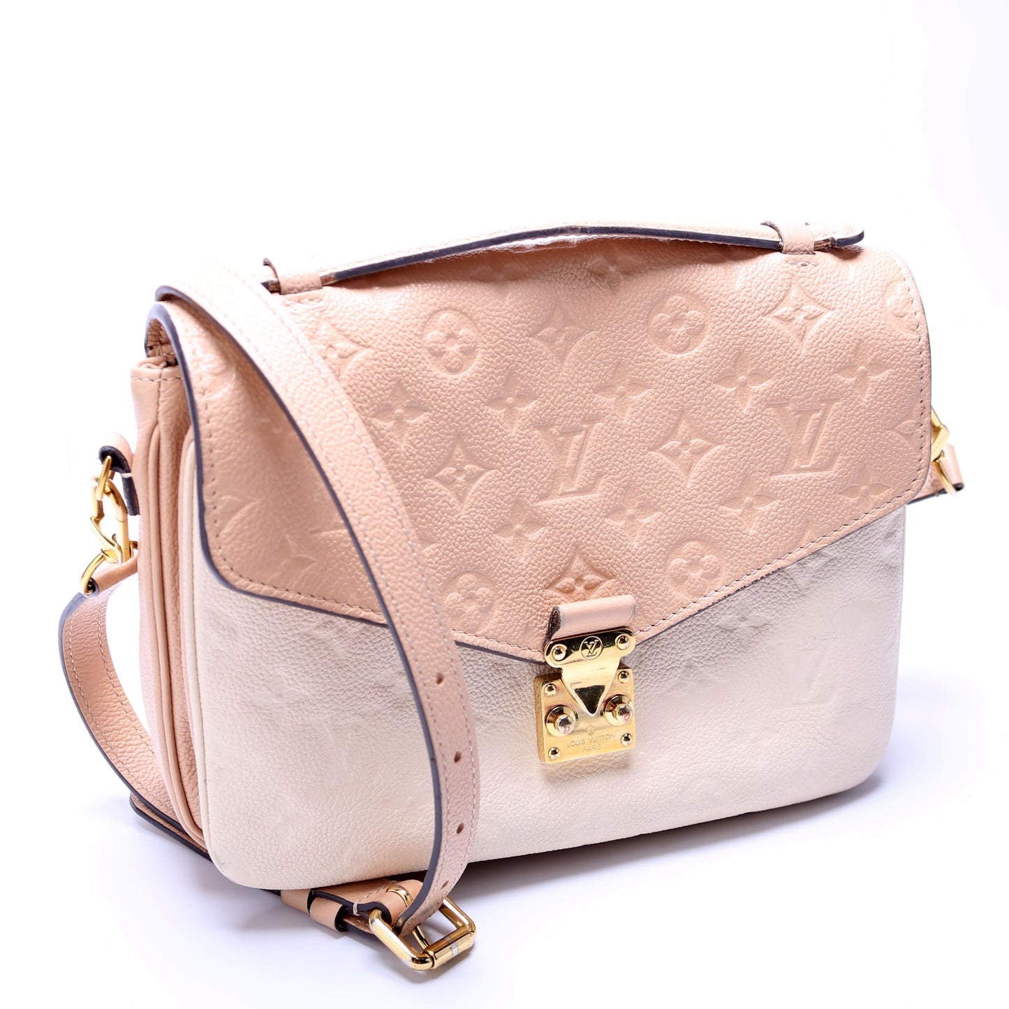 Louis Vuitton Pochette Metis Empreinte Tan