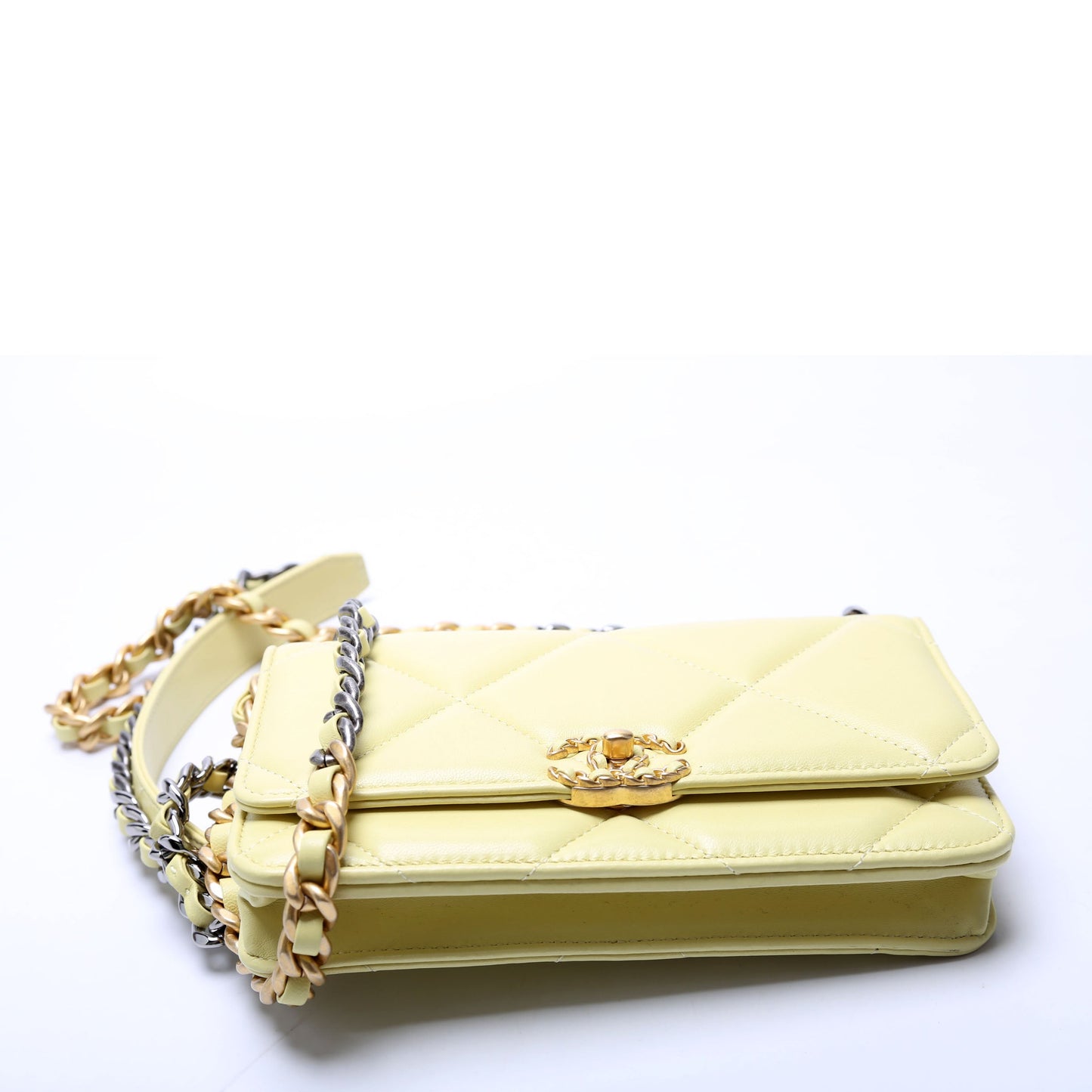 Chanel 19 Wallet On Chain Quilted Lambskin RFID Bag